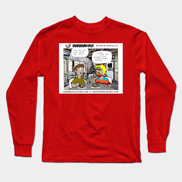 pot pie Long Sleeve T-Shirt by BubbaWorldComix